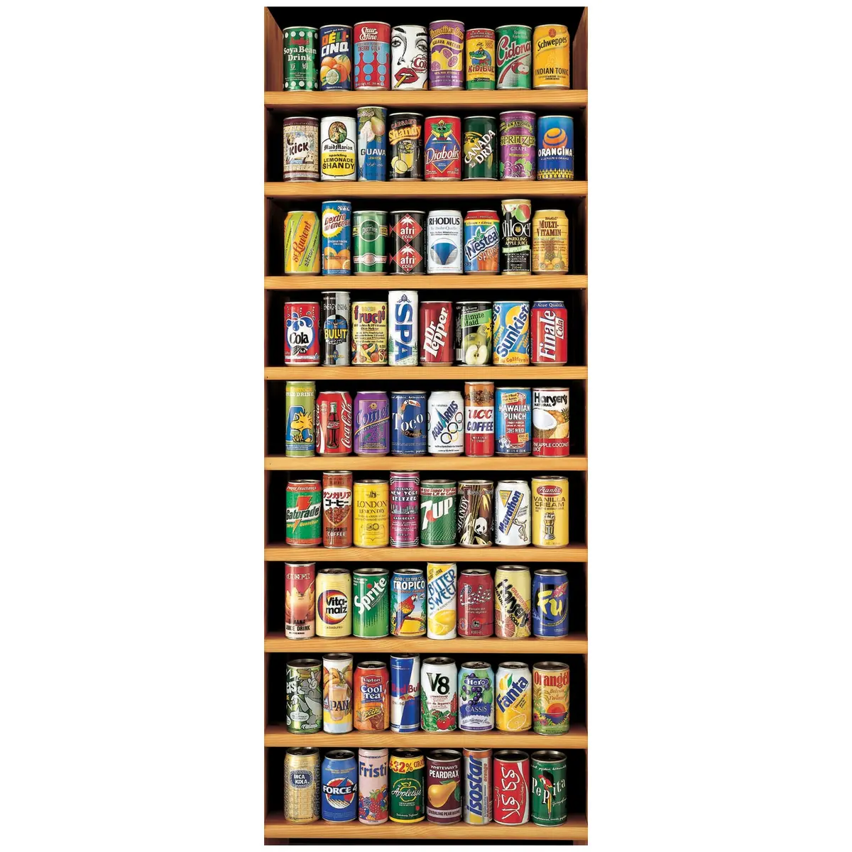 Educa Global Soft Drink Cans Jigsaw Puzzle - 2000 Pc 1