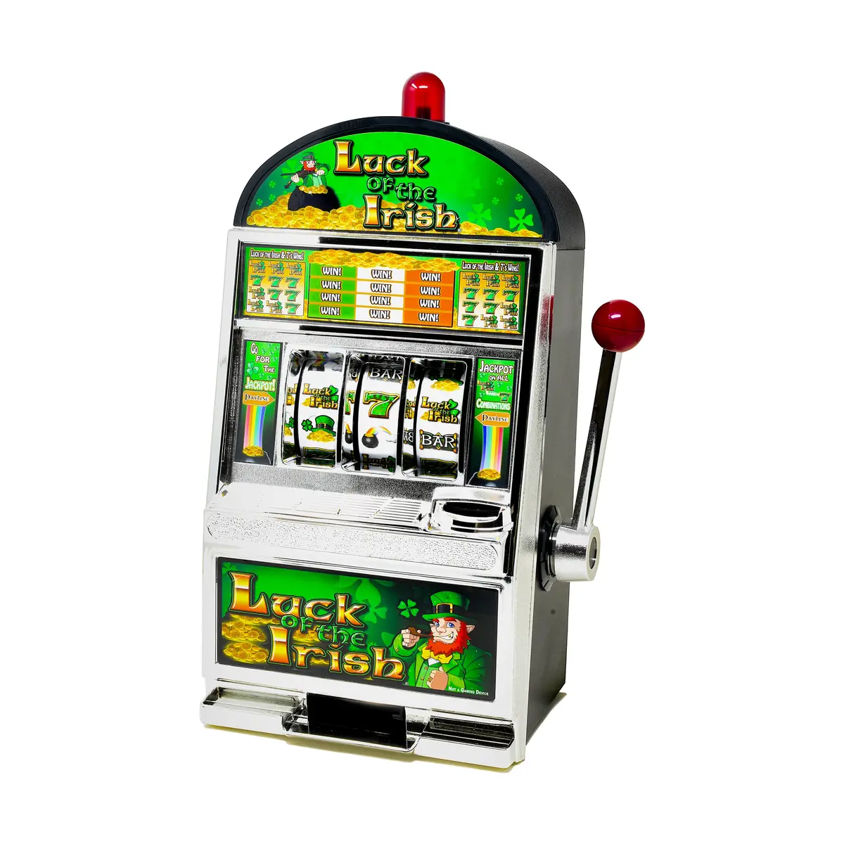 Luck Of The Irish Slot Savings Bank - Whimsical Coin Collector 1