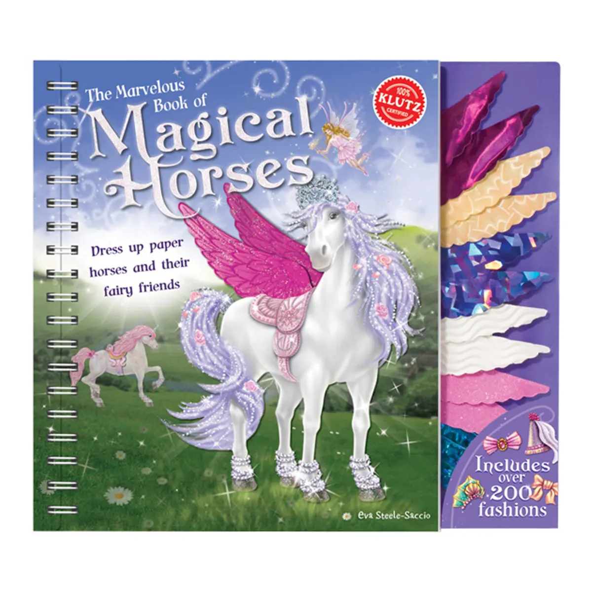 The Marvelous Book Of Magical Horses Art And Craft Kit With 6 Paper Ponies 1