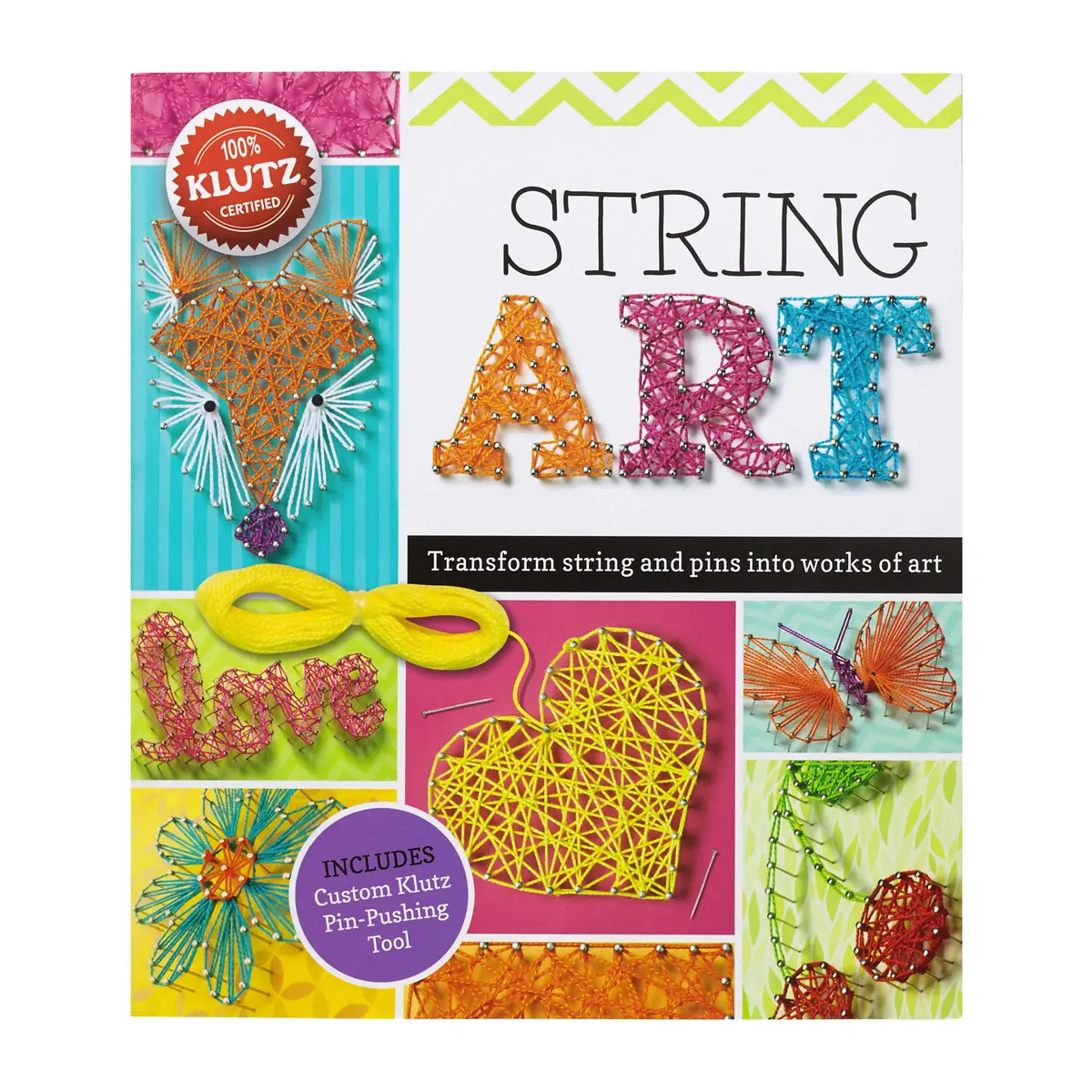 Klutz Creative String Art Craft Kit - Transform Simple Strings Into Art! 1