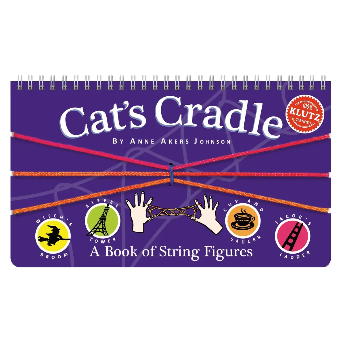 Cat's Cradle - String Figures Instructional Book With Tie-Dyed Loop 1