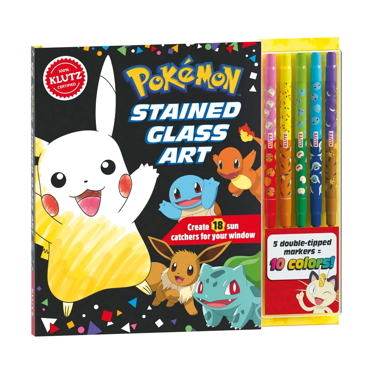 Pokemon Stained Glass Art Coloring Kit 1