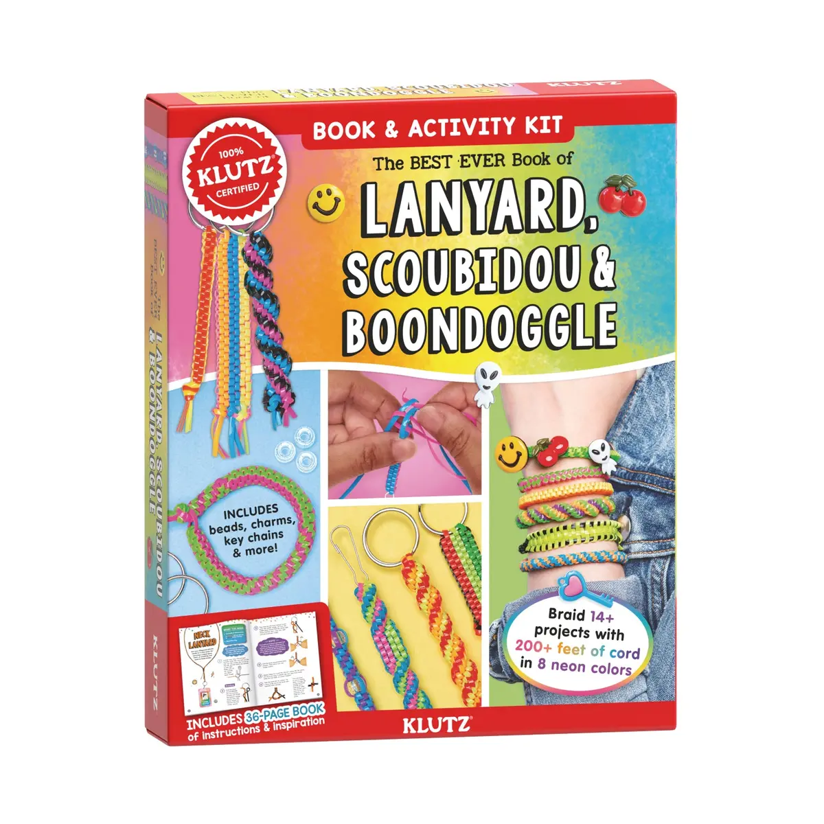 Klutz Best Ever Lanyard, Scoubidou & Boondoggle Craft Book 1