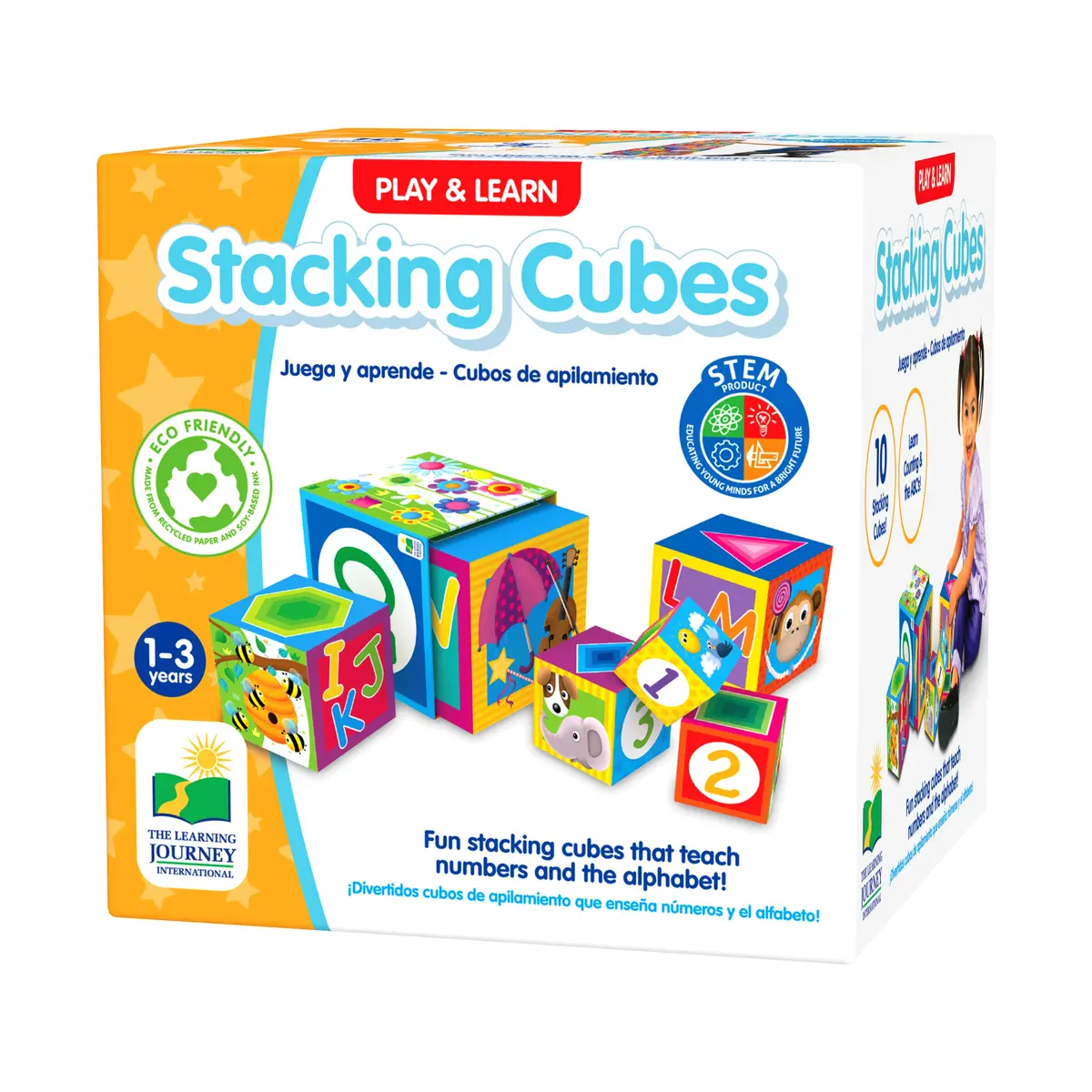 Play & Learn - Colorful Stacking Cubes For Early Learning 1