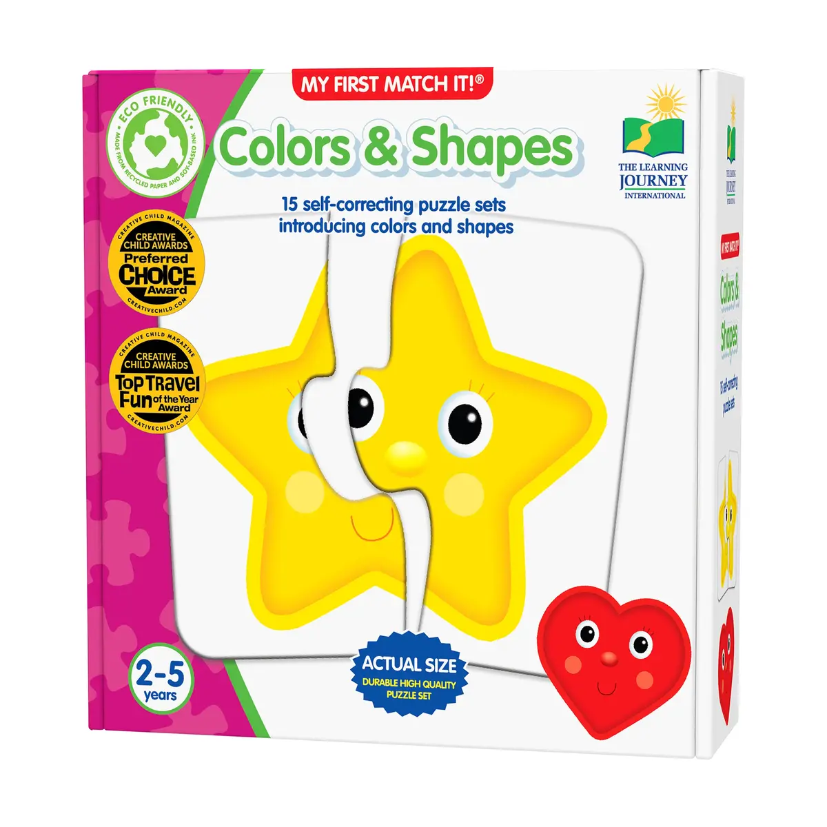 My First Match It! - Colors & Shapes - Puzzle Pairing Game For Toddlers 1