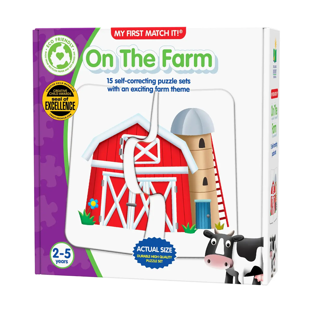 My First Match It! - On The Farm - Educational Puzzle Set 1