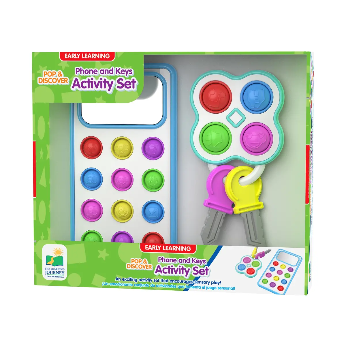 Early Learning Pop & Discover Phone And Keys Activity Set 1