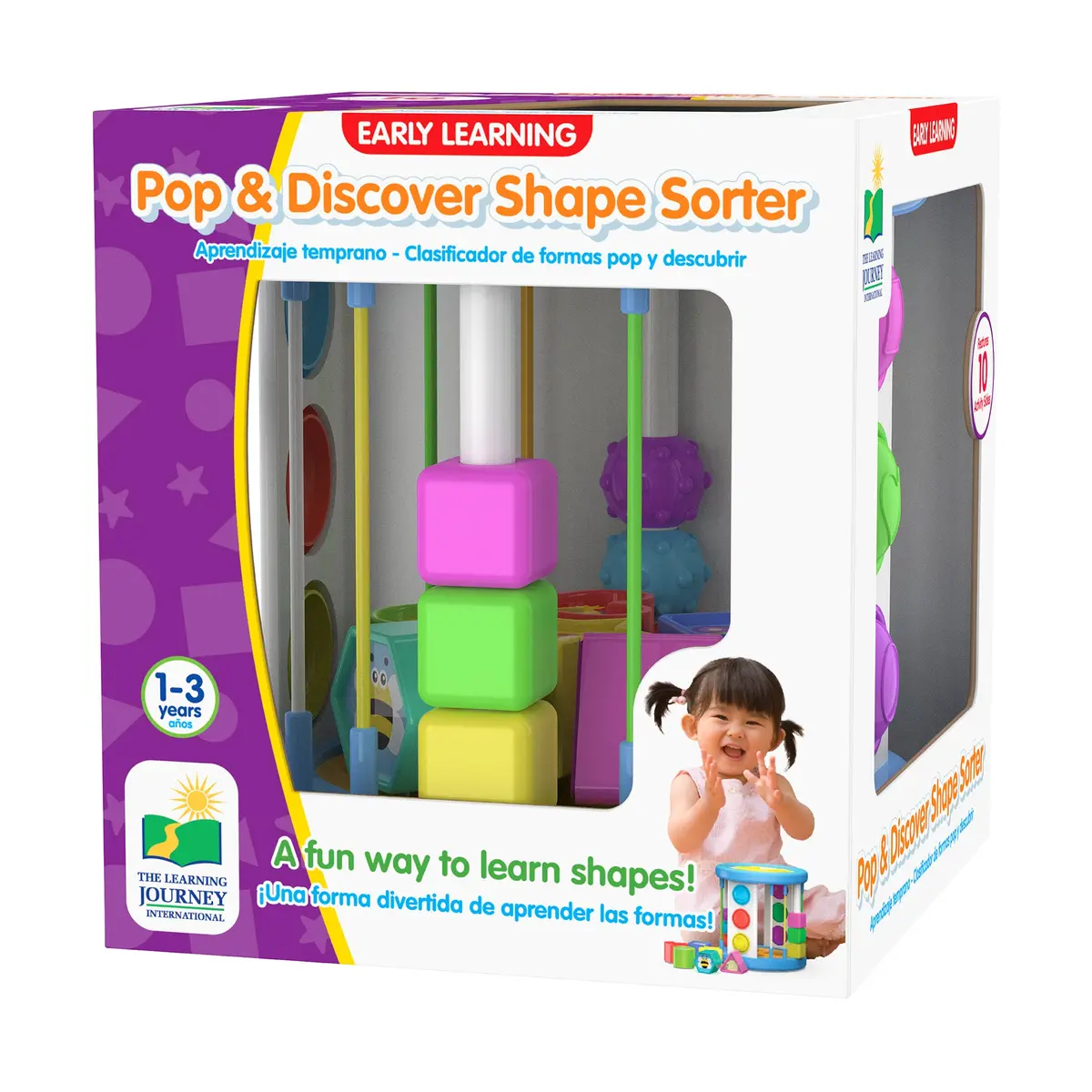 Early Learning Pop & Discover Shape Sorter - Multifunctional Sensory Toy 1