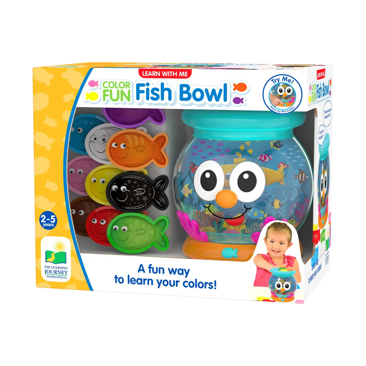 Learn With Me Color Fun Fish Bowl - Interactive Color Matching Game 1