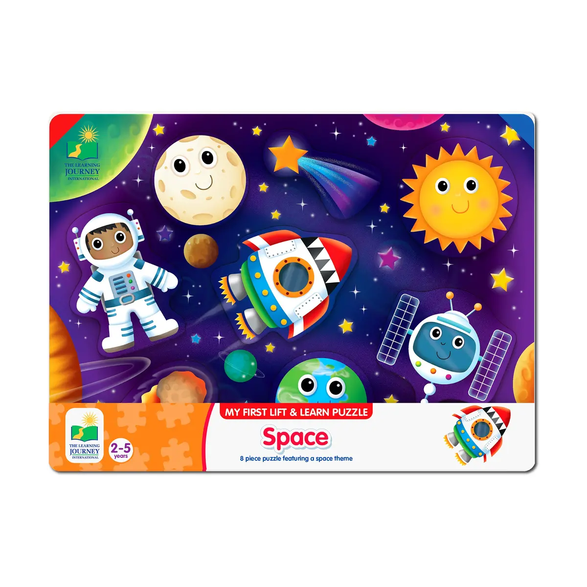 My First Lift & Learn Space Exploration Puzzle - 8 Pc 1