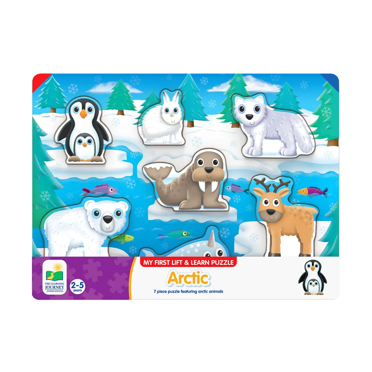 My First Lift & Learn Arctic Puzzle - 7 Pc 1