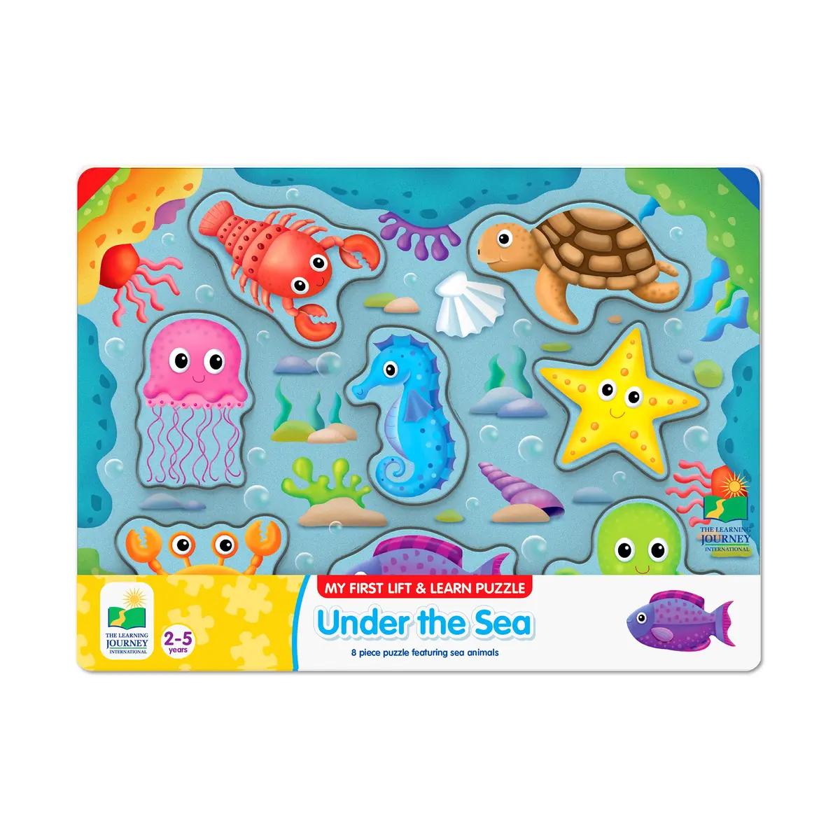 My First Lift & Learn Under The Sea Puzzle - 8 Pcs 1