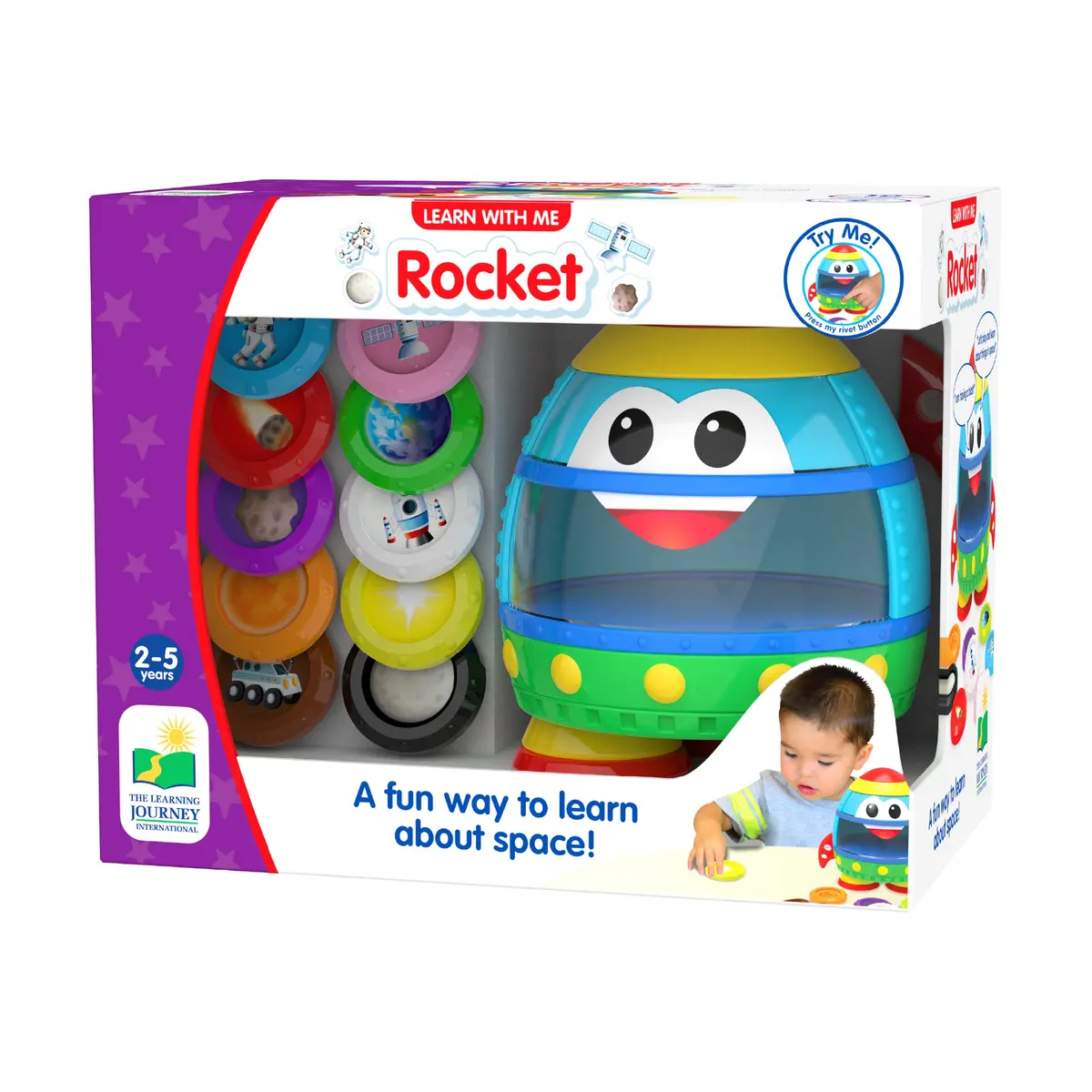 Learn With Me - Cosmic Quest Rocket - Interactive Space Explorer 1