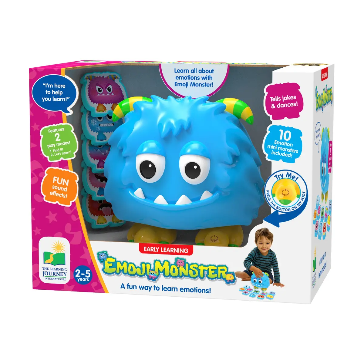 Emoji Monster Interactive Emotional Learning Toy 1