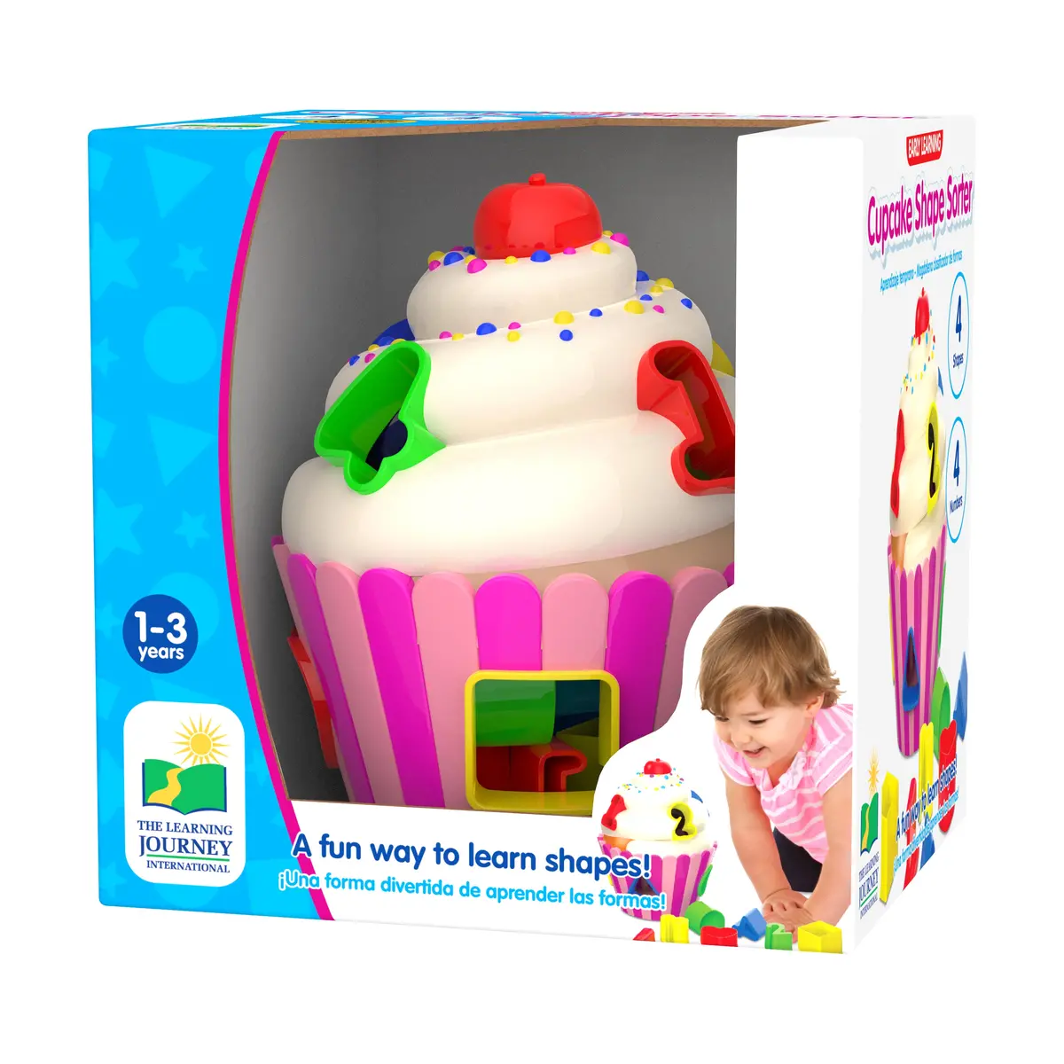 Early Learning Cupcake Shape Sorter - Colorful Learning Fun! 1