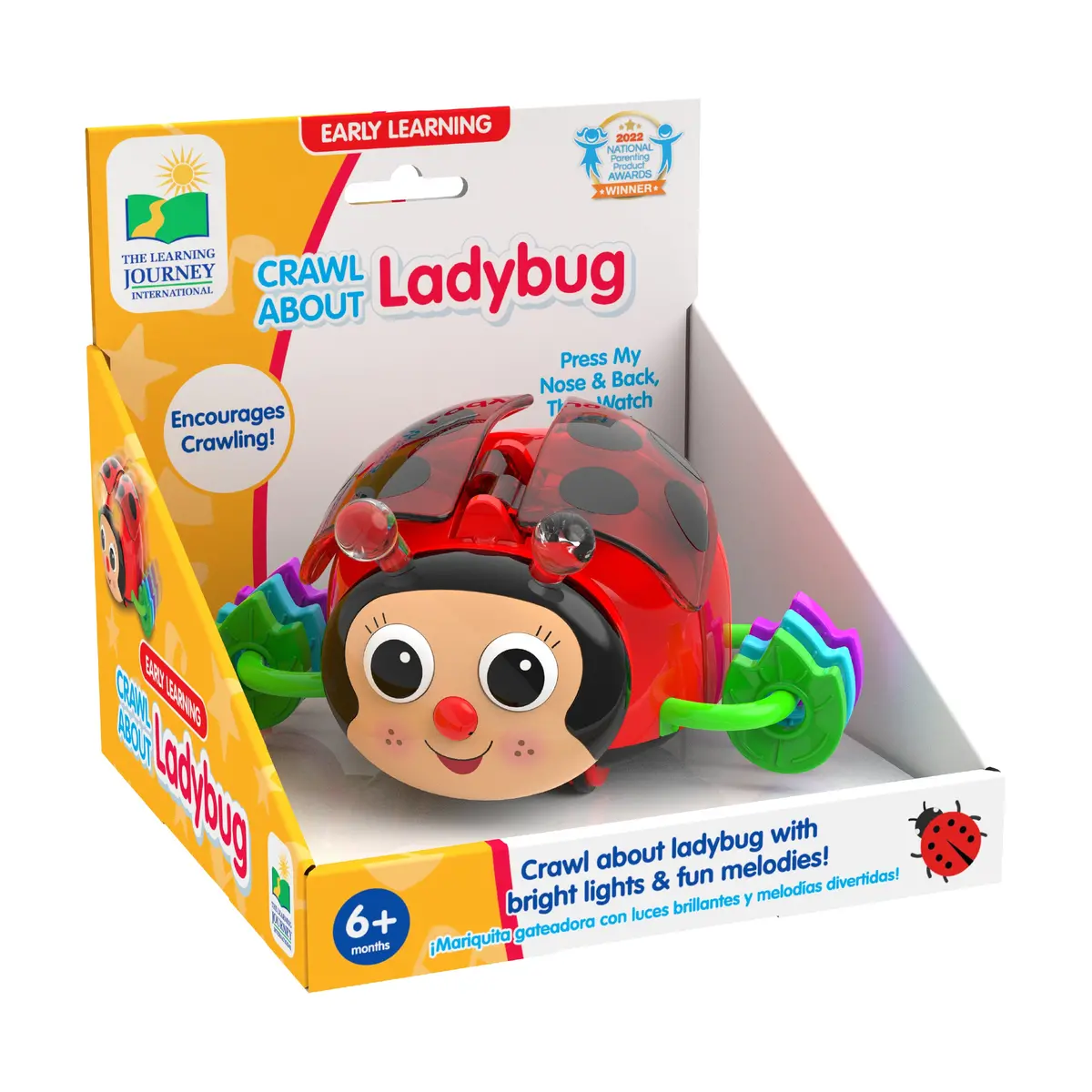 Early Learning Crawl About Ladybug - Interactive Crawling Toy 1