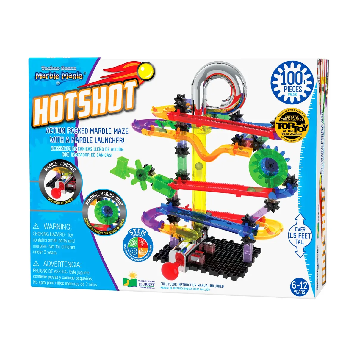 Techno Gears Marble Mania Hotshot Construction Set - 116 Pieces 1
