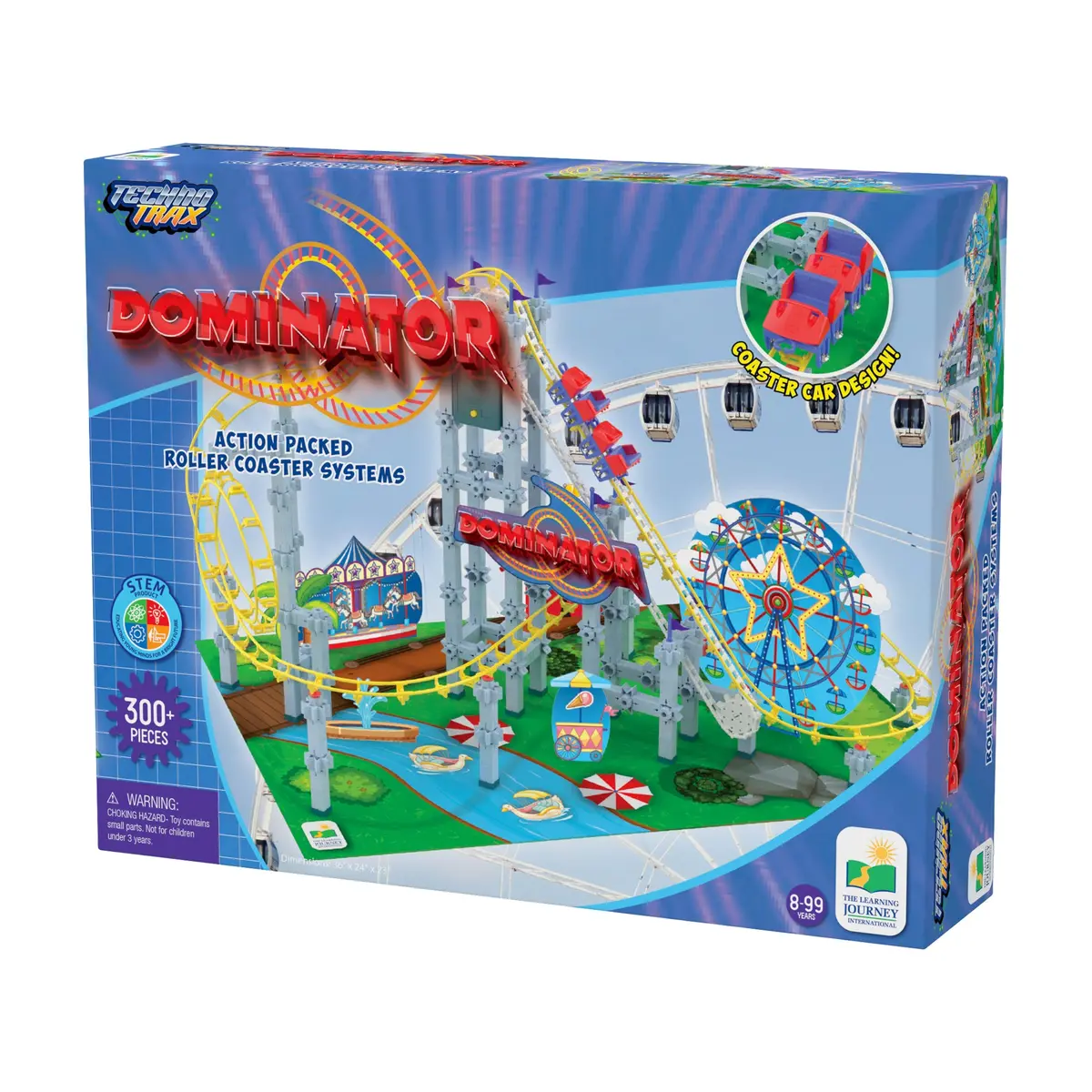 Techno Trax Dominator Roller Coaster Building Set - 346 Pieces 1