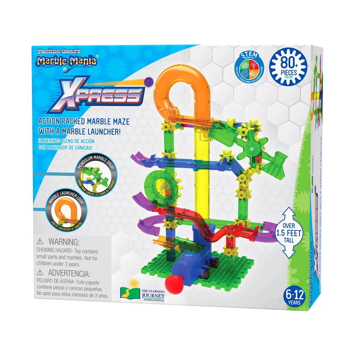 Techno Gears Marble Mania - Xpress 80+ Piece Marble Run Set 1