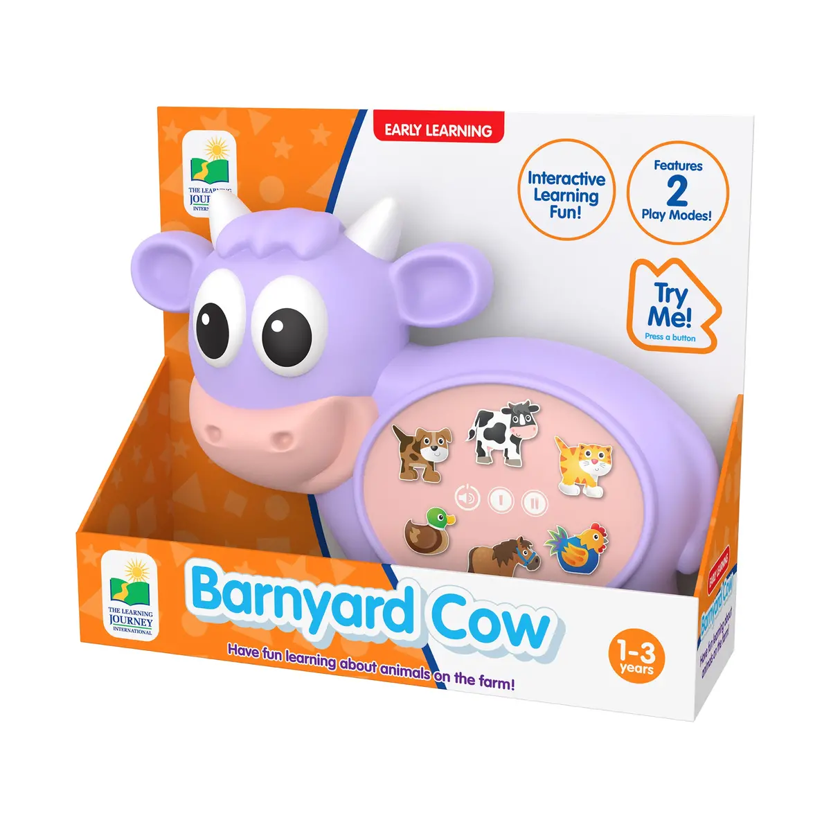 Early Learning - Barnyard Cow Interactive Learning Toy 1