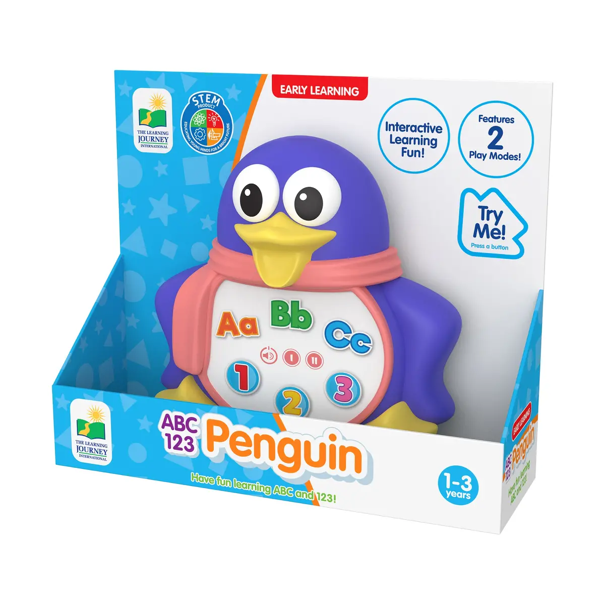 Early Learning Abc 123 Penguin - Interactive Educational Toy 1