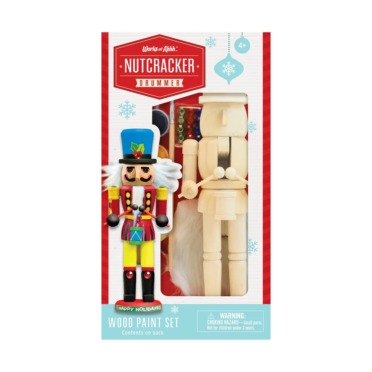Works Of Ahhh Nutcracker Drummer Wood Paint Kit - Craft Set 1