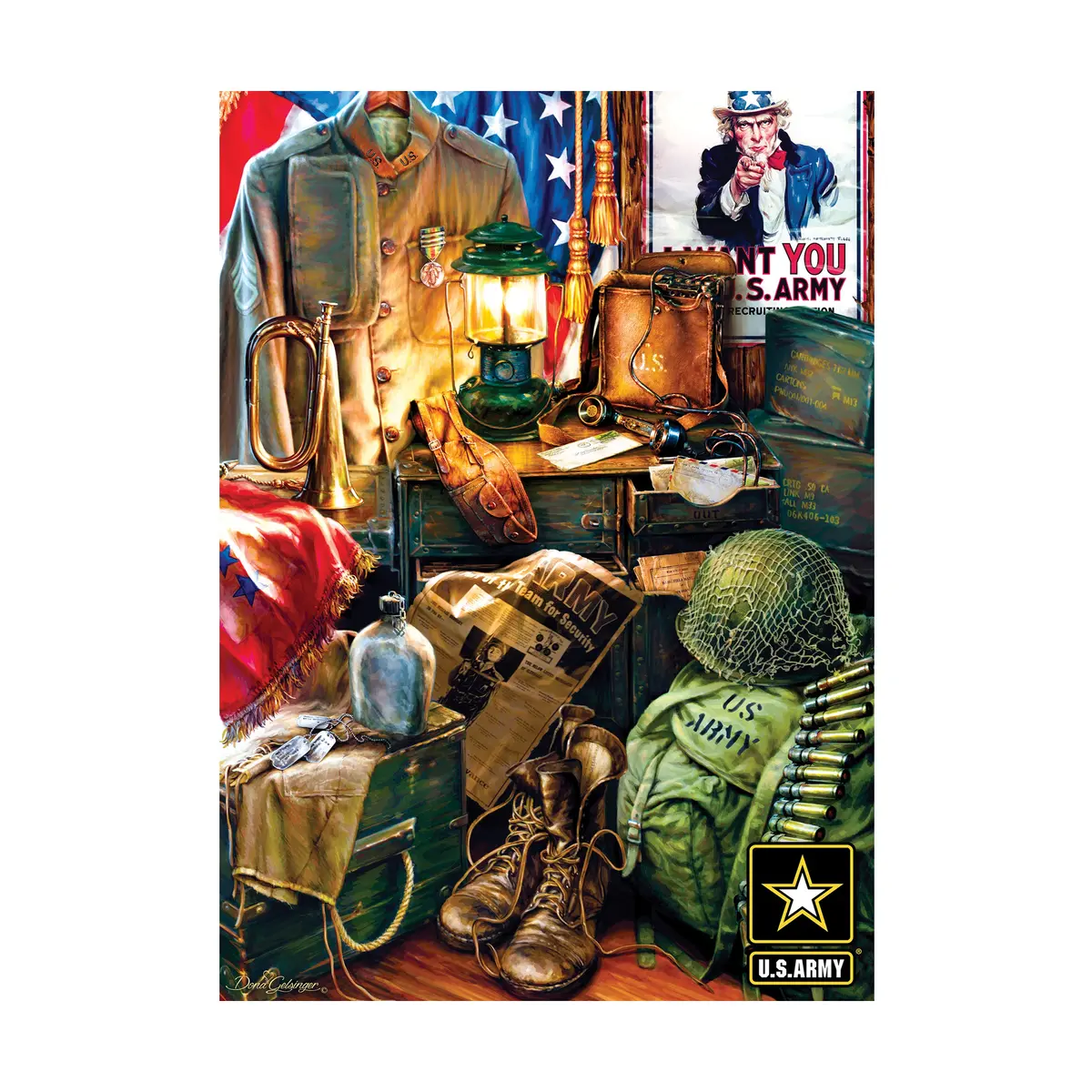 Masterpieces Hometown Heroes Men Of Honor Jigsaw Puzzle - 1000 Pc 1