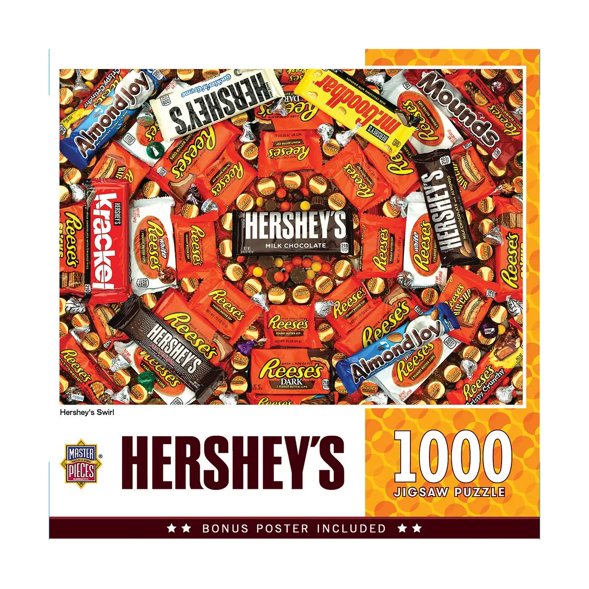 Hershey's Swirl Chocolate Collage Jigsaw Puzzle - 1000 Pc 1
