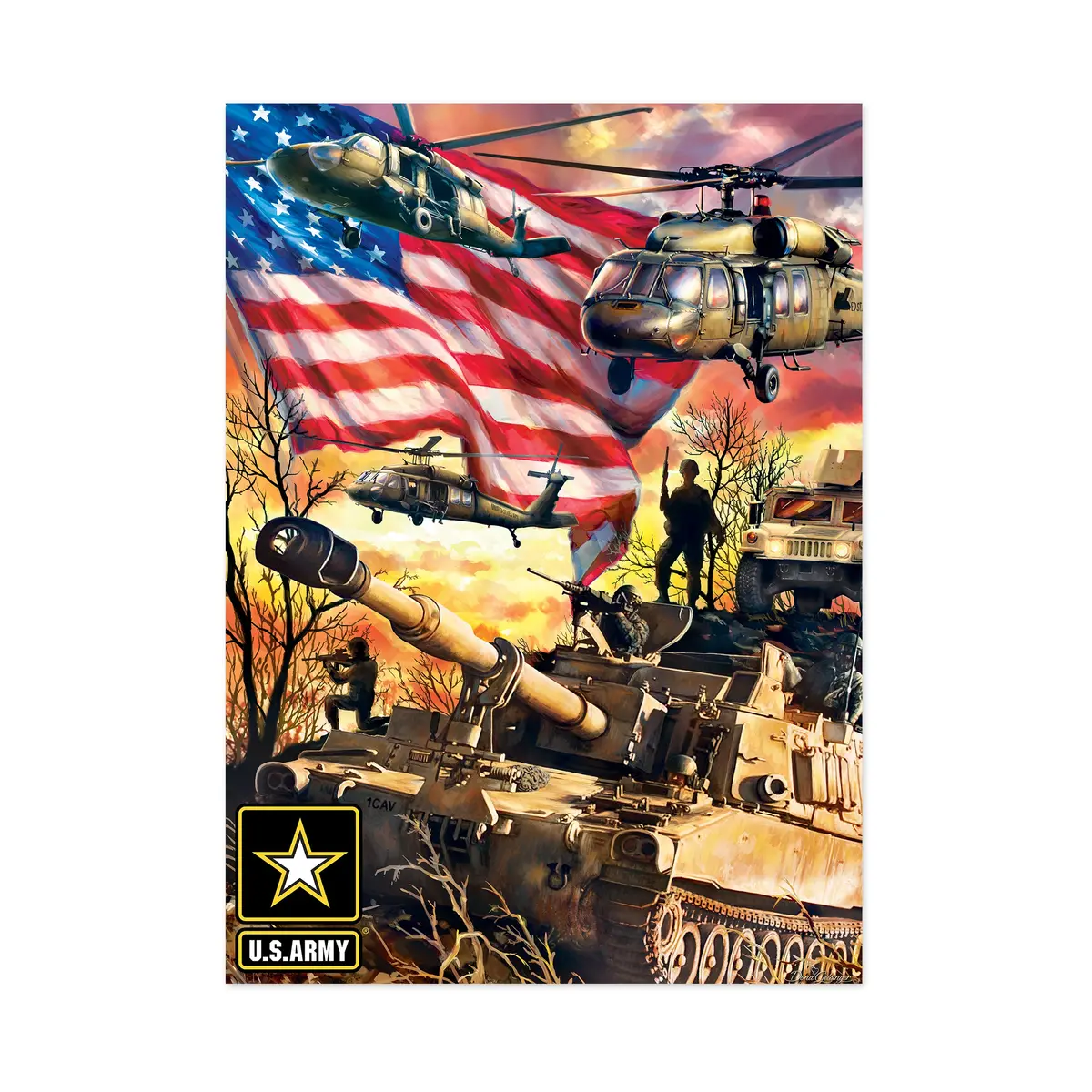 Masterpieces U.S. Army Firepower Jigsaw Puzzle - 1000 Pc 1