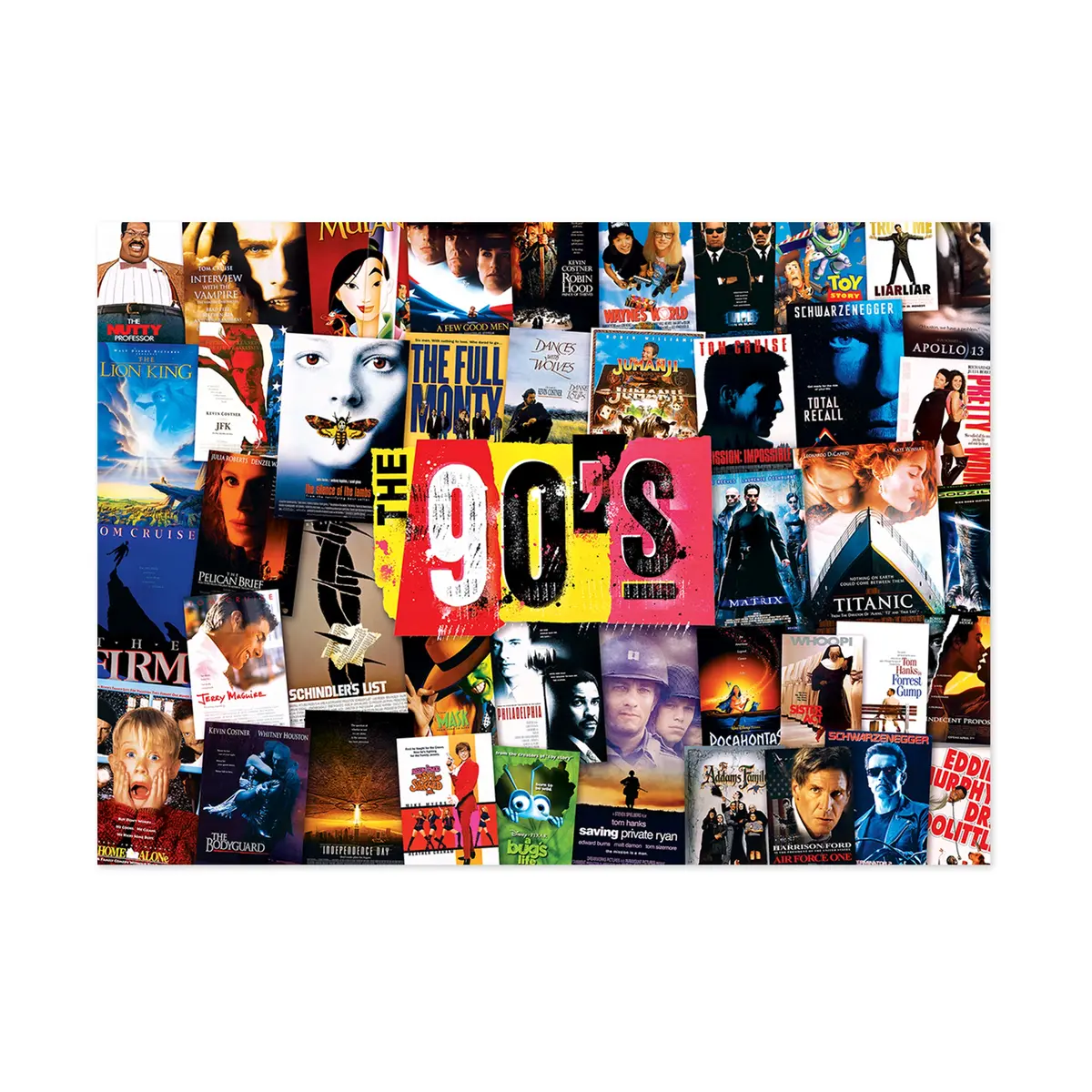 Masterpieces 90S Blockbusters Jigsaw Puzzle - 1000 Pc 1