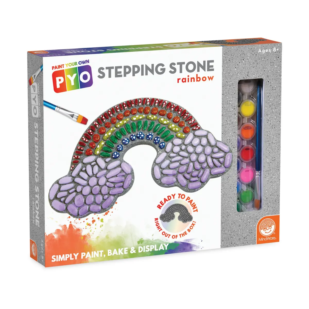 Creative Escapes Rainbow Stepping Stone Paint Kit - Multicolor 1