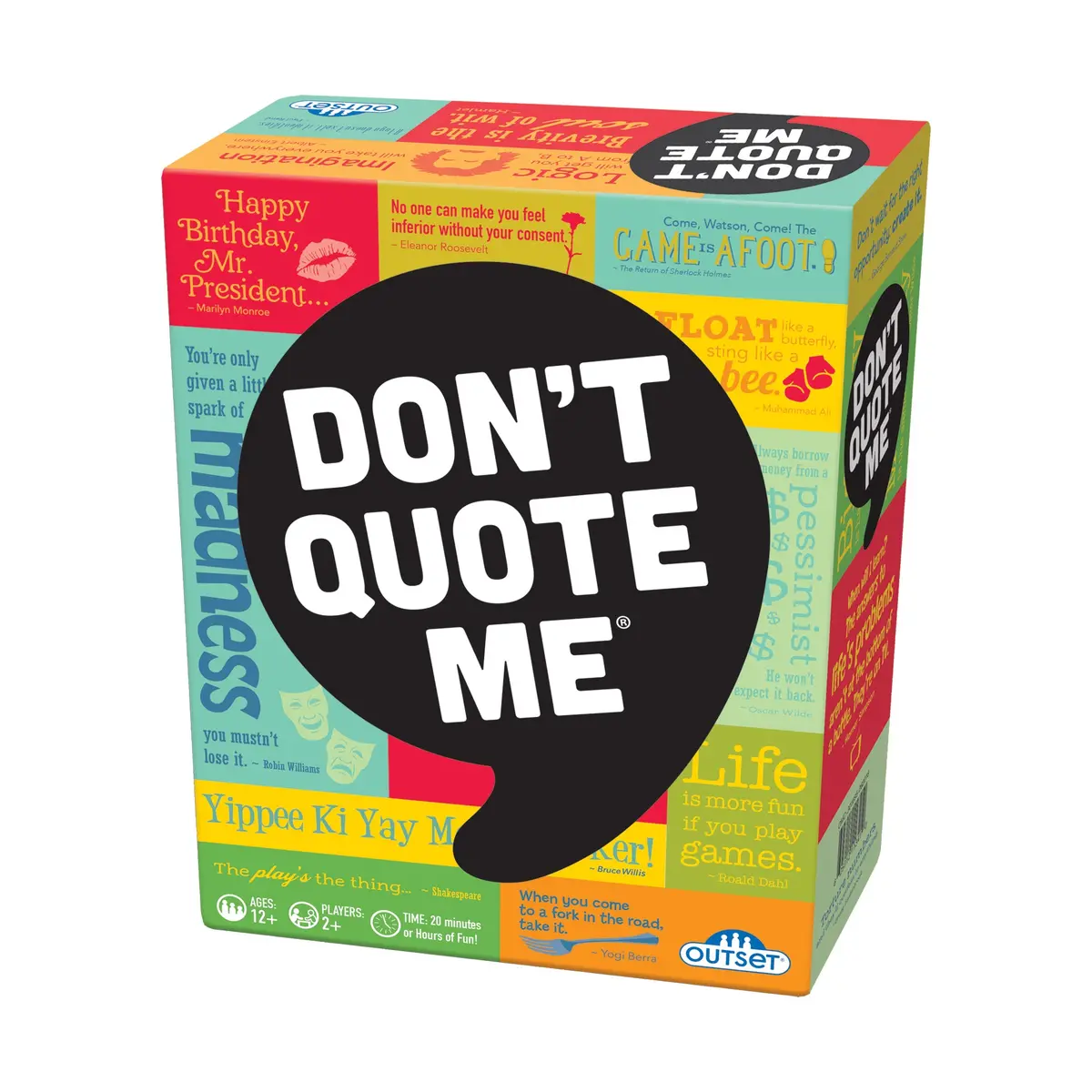 Don't Quote Me Trivia Challenge Board Game By Outset Media 1