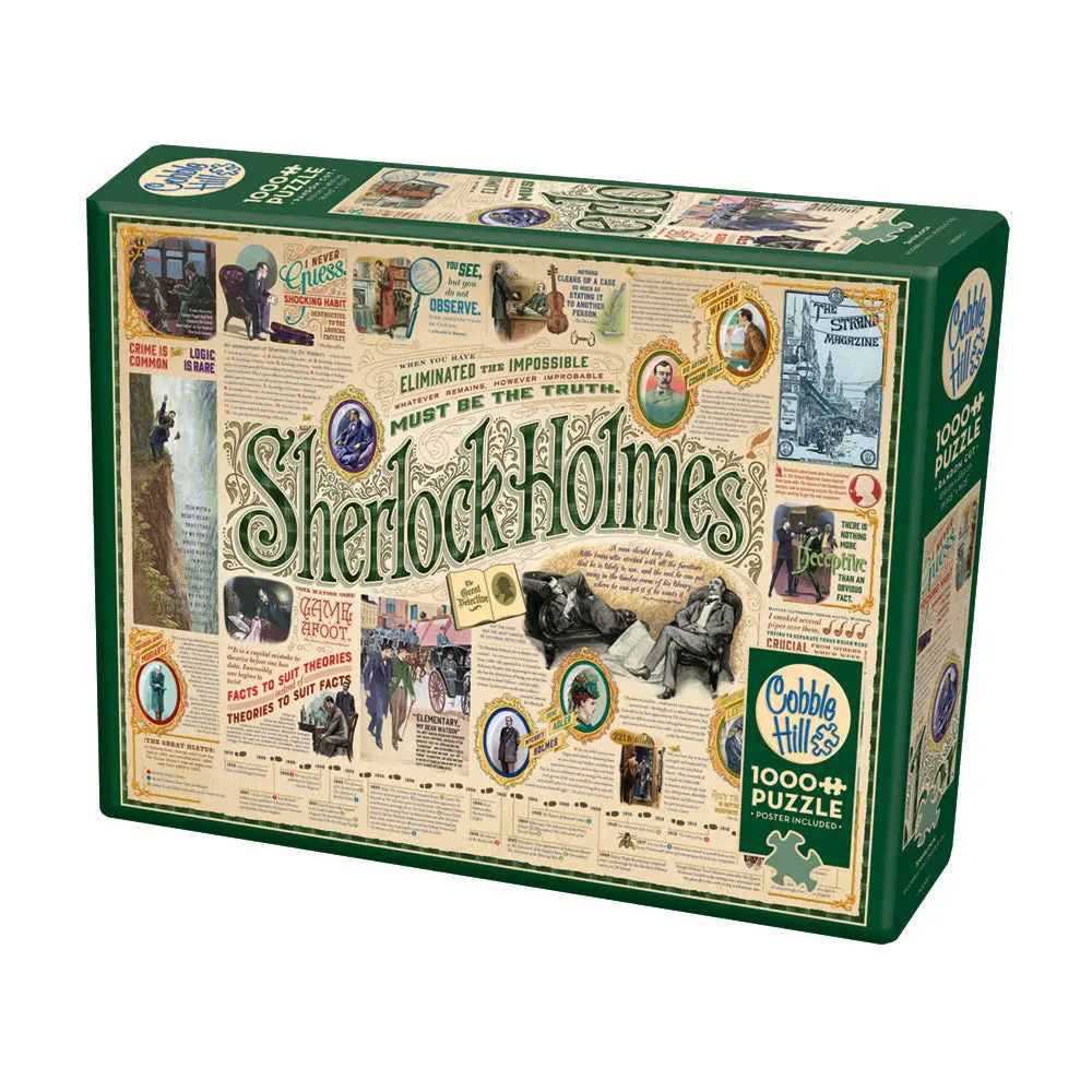 Cobble Hill Sherlock Mystery Jigsaw Puzzle - 1000 Pc 1
