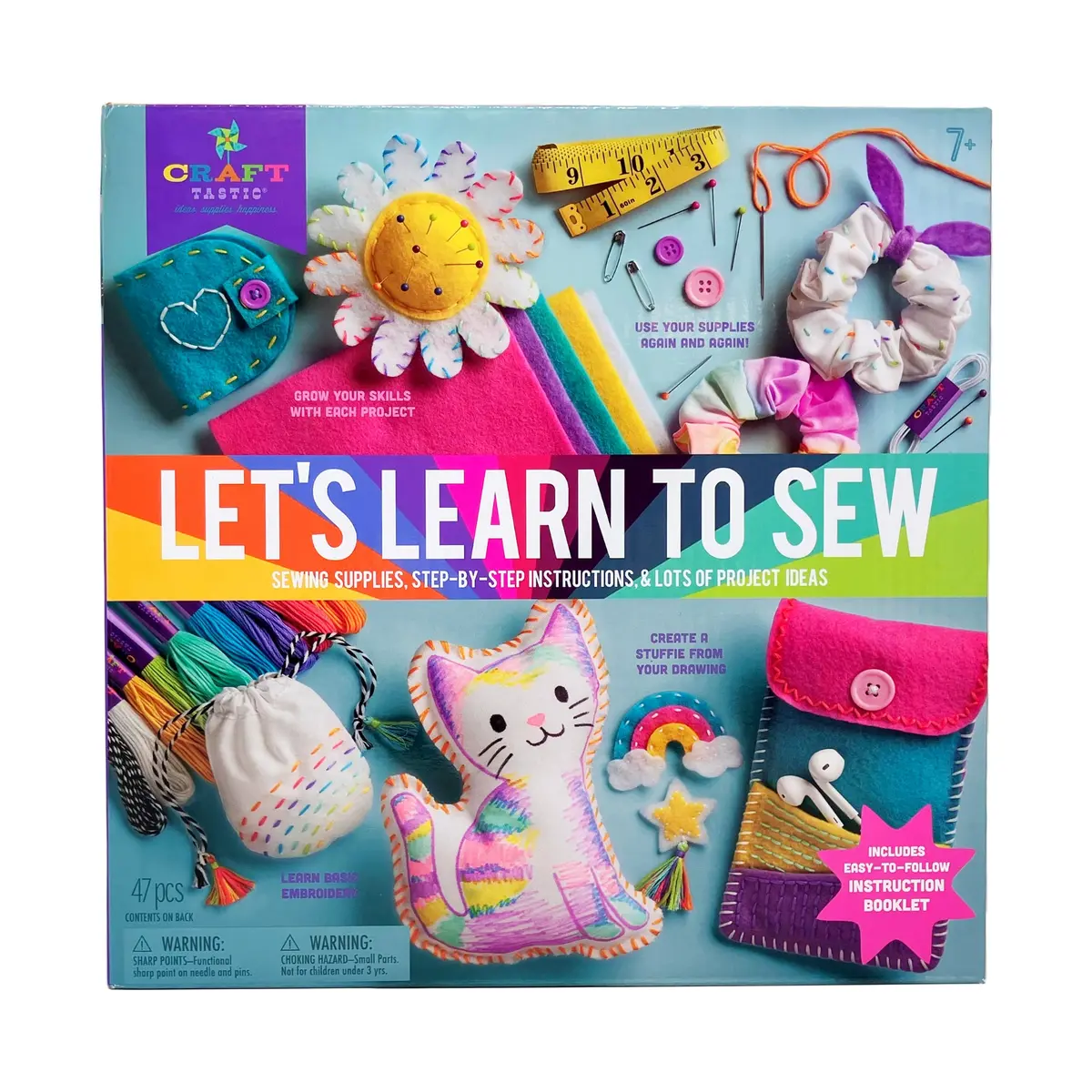Craft-Tastic Beginner's Sewing Kit - Let's Learn To Sew 1