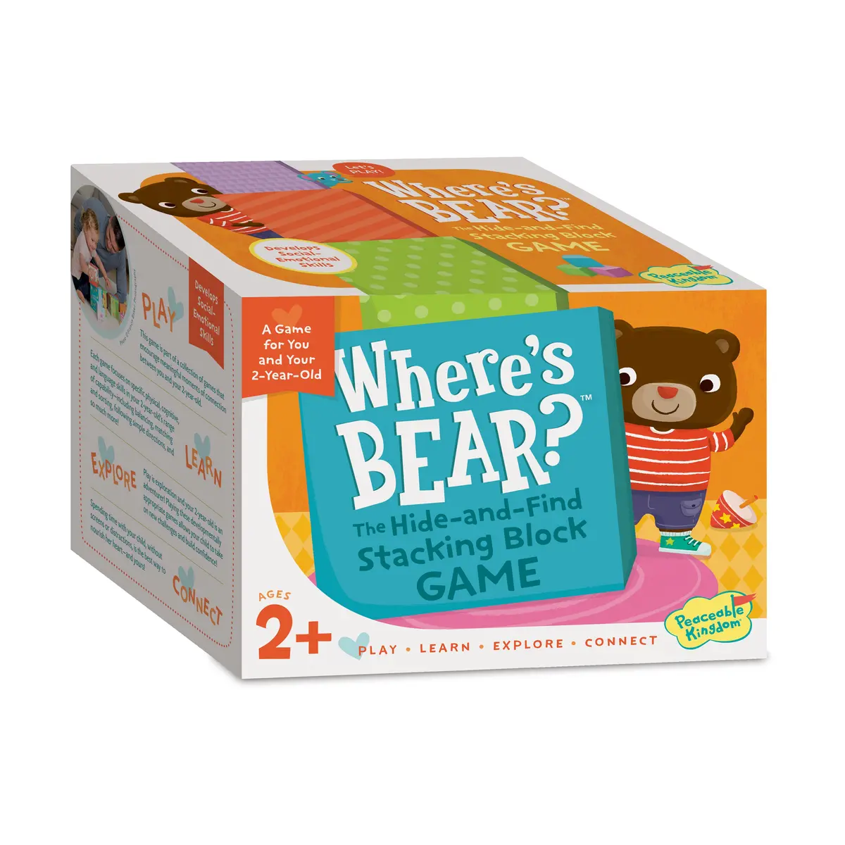 Where's Bear? Hidden Bear And Block Game For Toddlers 1