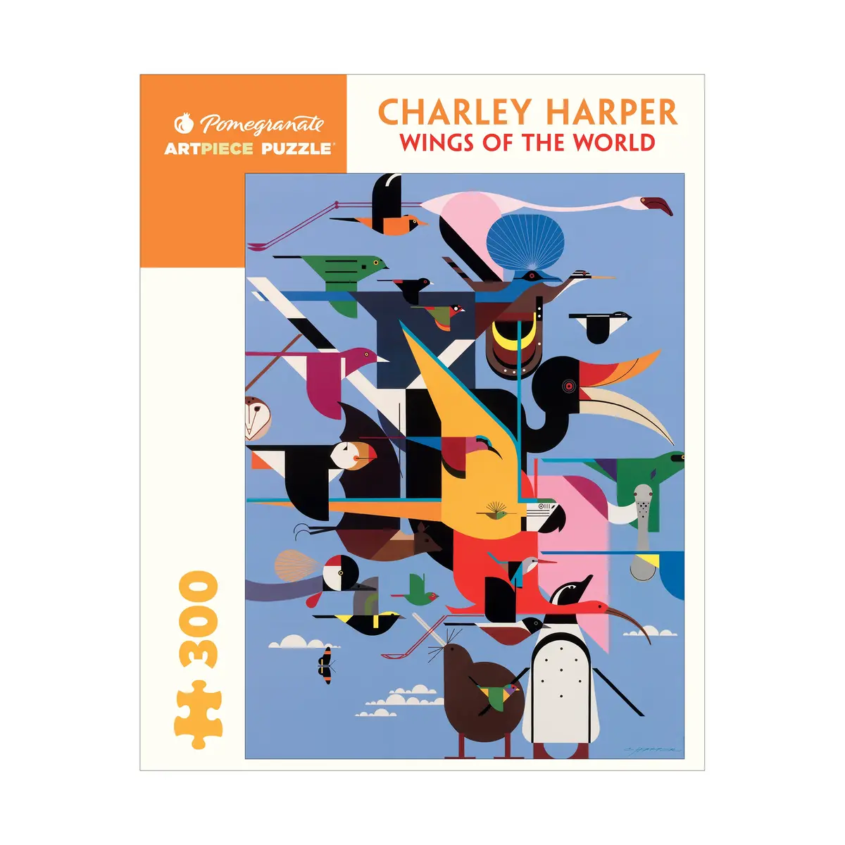 Charley Harper Wings Of The World Jigsaw Puzzle - 300 Pc 1