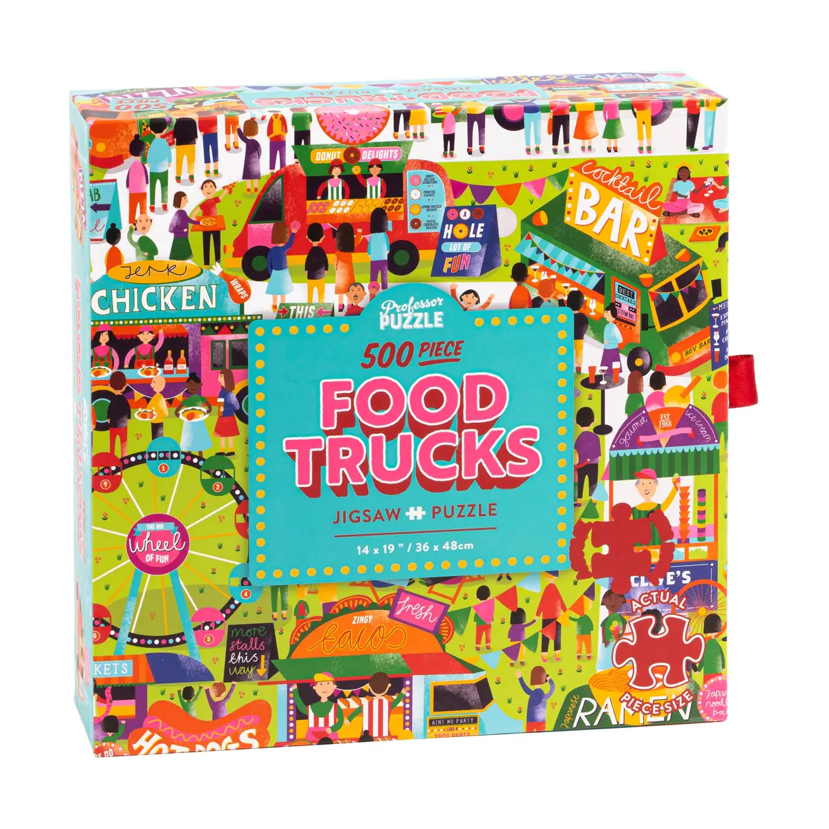 Food Trucks Festival Jigsaw Puzzle - 500 Pcs 1