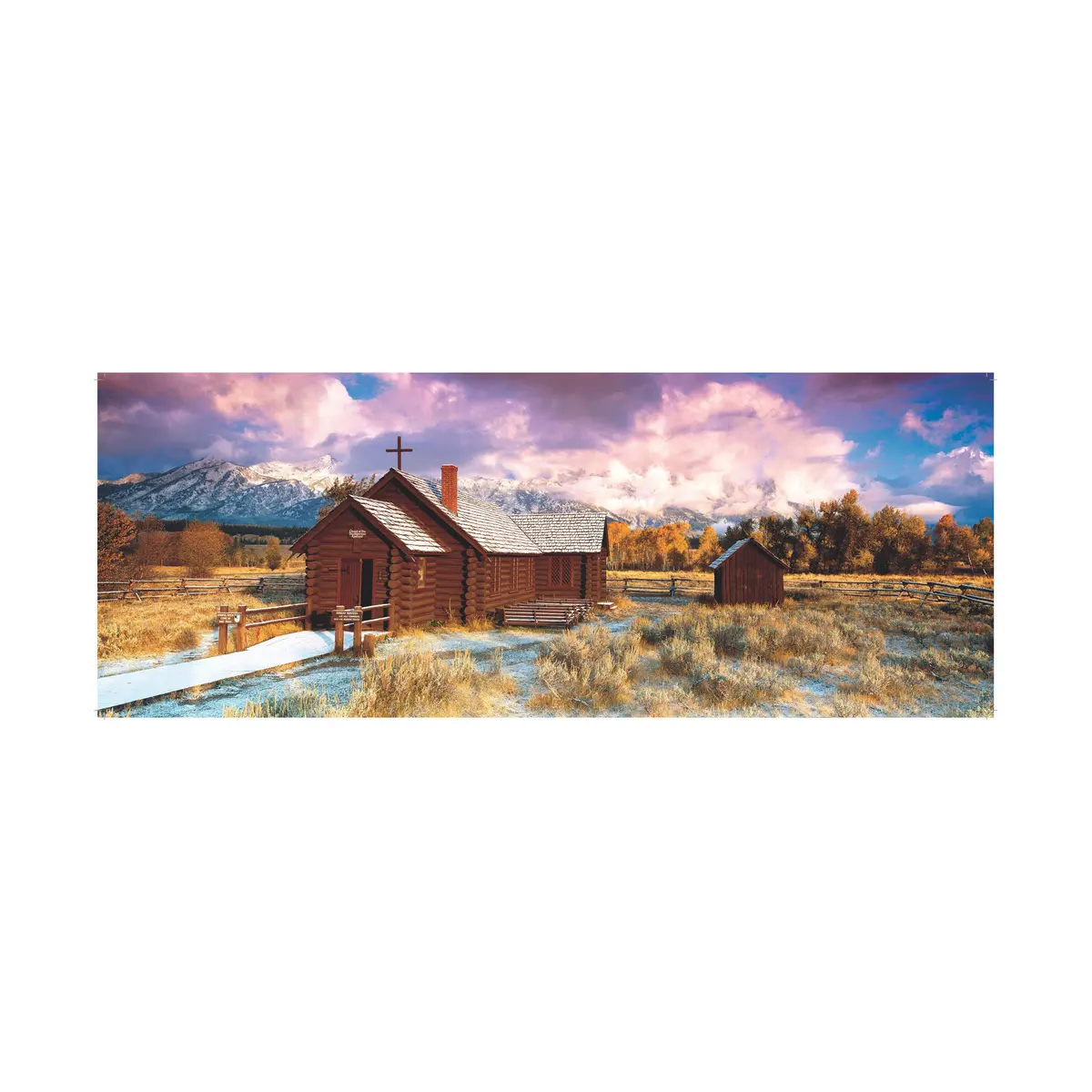Pressman Divine Light, Wyoming Panoramic Jigsaw Puzzle - 504 Pc 1