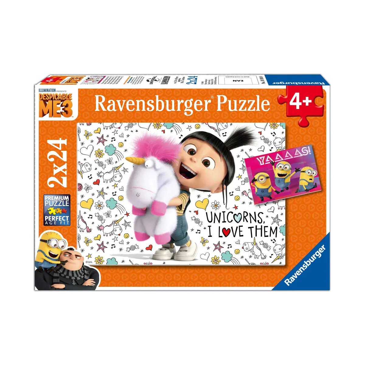 Despicable Me 3 Agnes & Minions 2-Pack Jigsaw Puzzle - 24 Pc 1