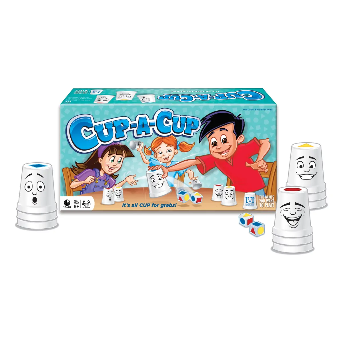 Cup-A-Cup Colorful Shape-Snatching Game 1