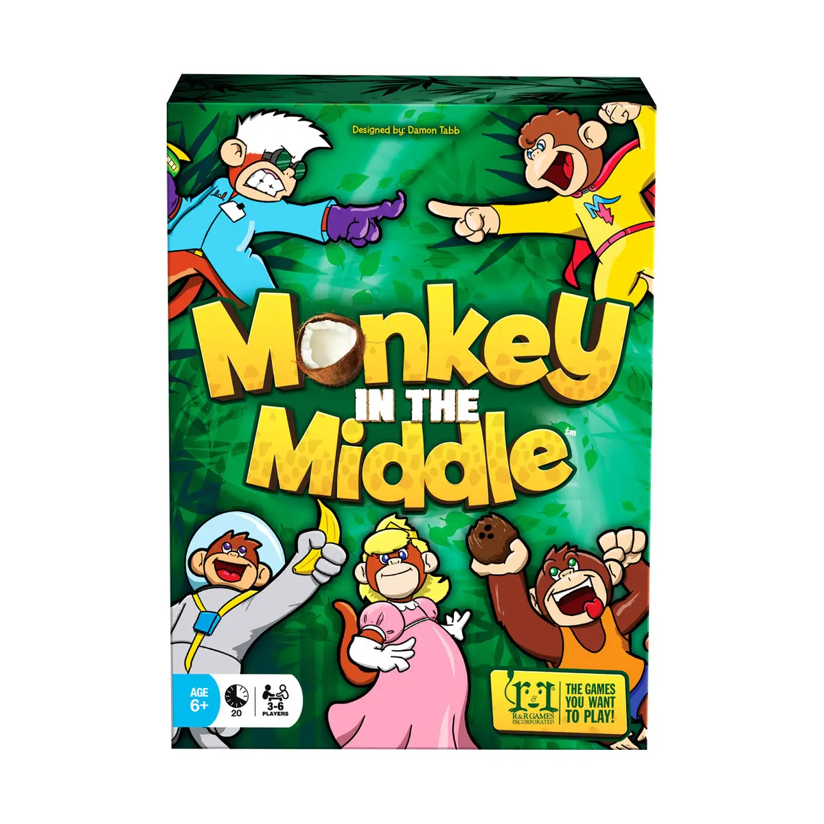 Monkey In The Middle Jungle Card Game 1