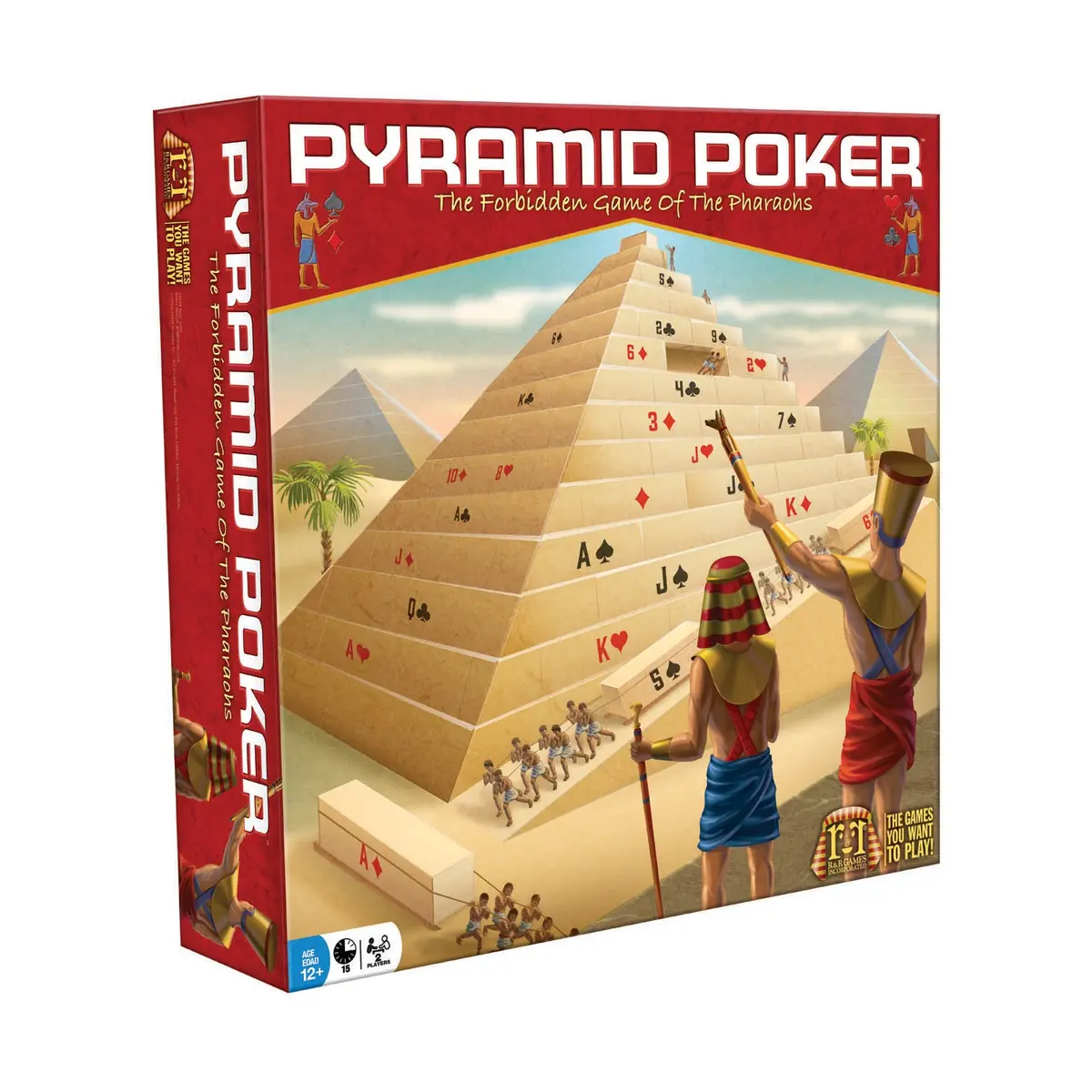 Pyramid Poker Ancient Duel Board Game 1