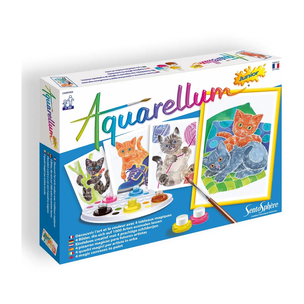 Aquarellum Junior Watercolor Kittens Painting Kit 1