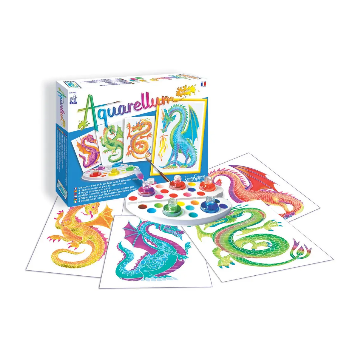 Aquarellum Junior Enchanted Dragons Painting Kit 1