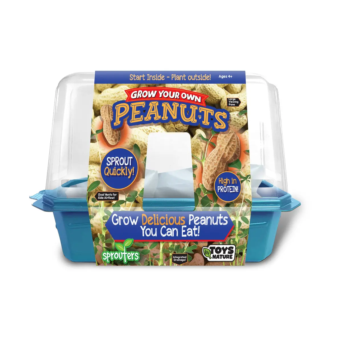 Toys By Nature Peanut Sprouter Greenhouse Kit - Grow Your Own Snack 1