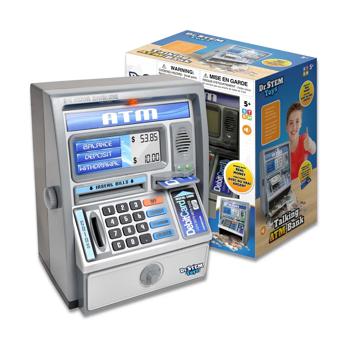 Interactive Talking Atm Savings Bank - Educational Money Management Toy 1