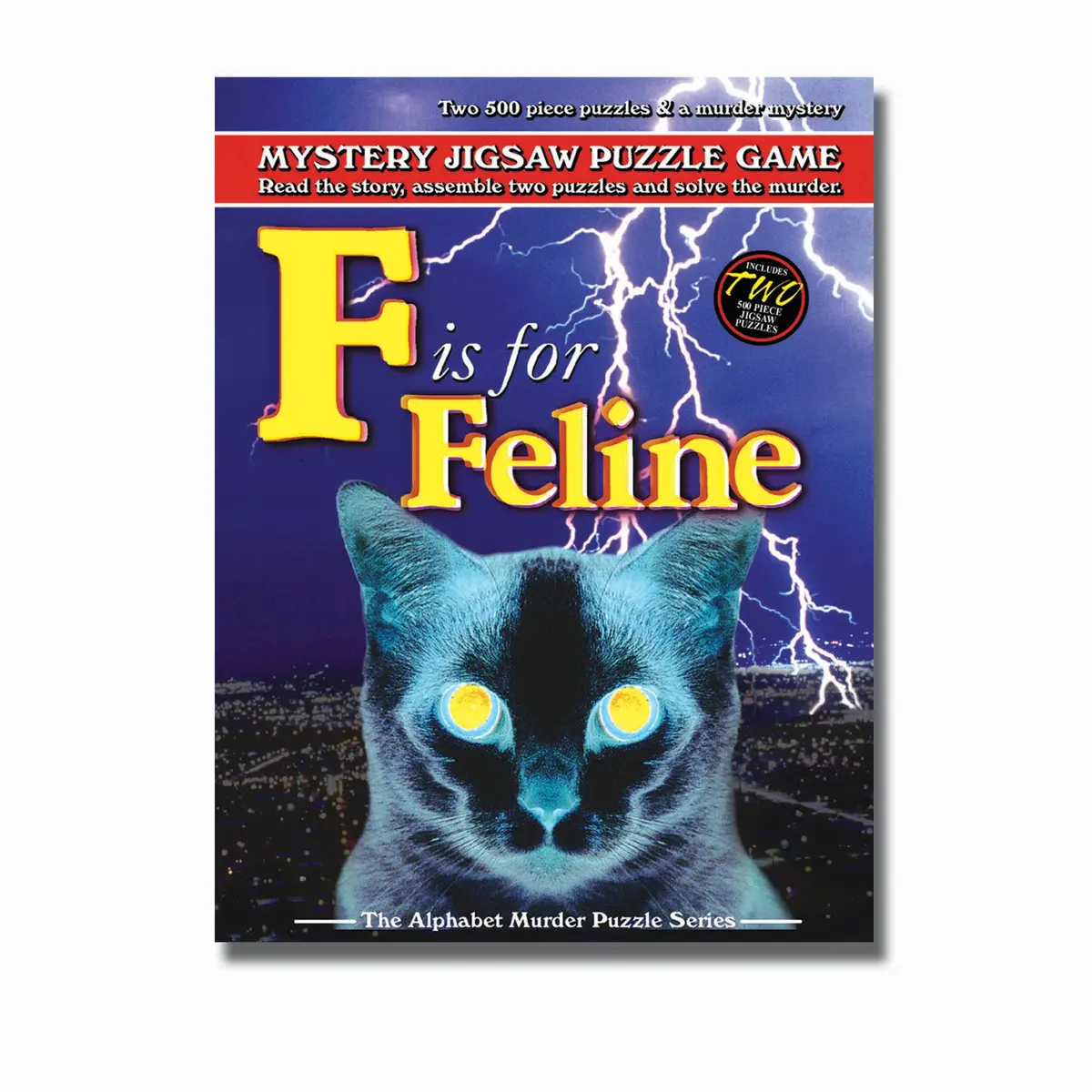 Tdc Games F Is For Feline - 1000 Pc Alphabet Murder Mystery Puzzle 1