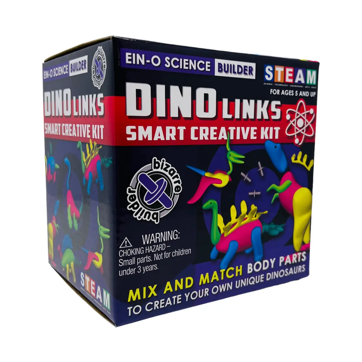 Mindz Bizarre Builder - Dino Links Construction Set - 6 Unique Dinosaurs 1