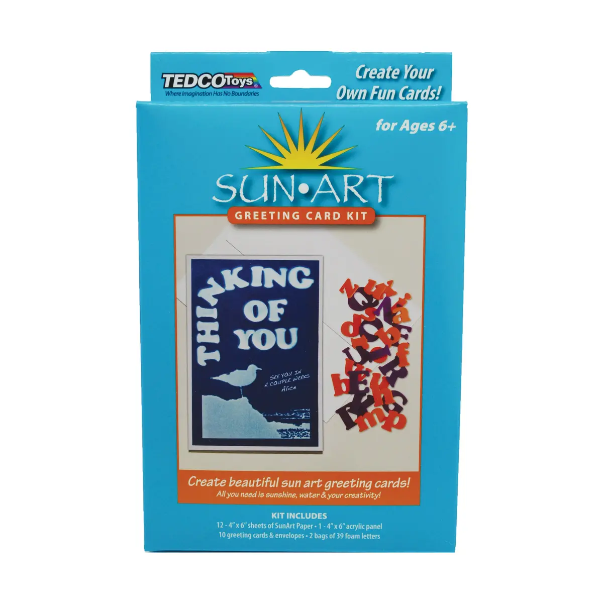 Sunart Deluxe Greeting Card Creation Kit - Diy Sun-Print Set 1