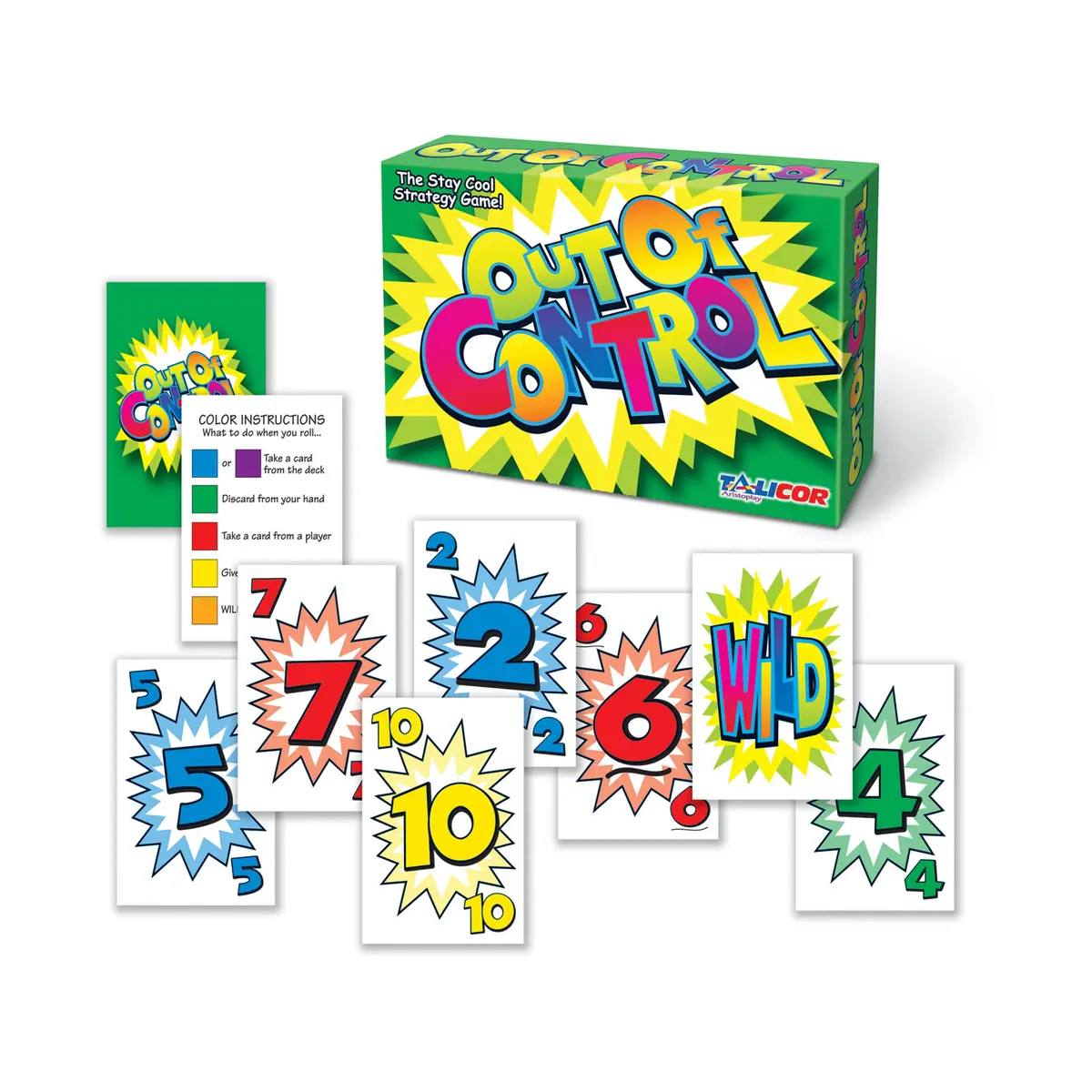 Out Of Control Family Strategy Card Game 1